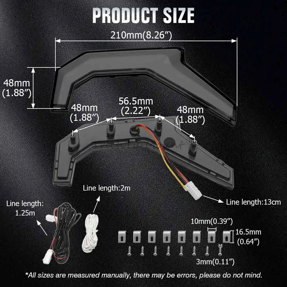 Front LED Fang Accent Lights with DRL and Turn Signals for Polaris RZR XP 1000 & RZR 900