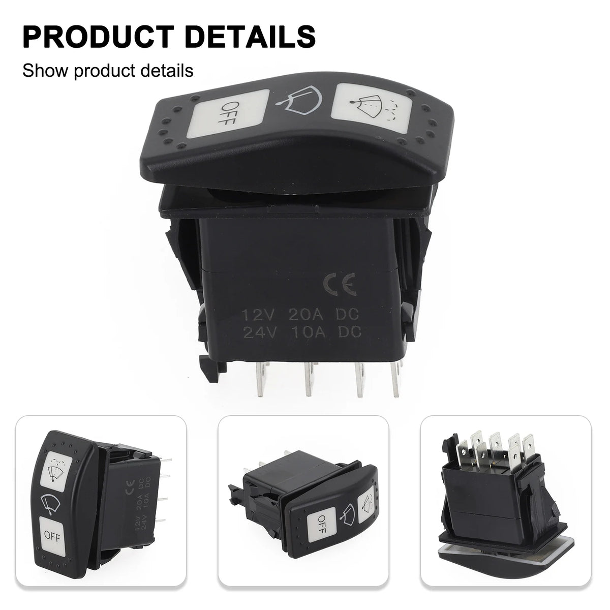 Windshield Wiper Control Switch for Can-Am Defender (2016–2026)