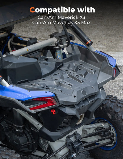 Rear Bed Box Luggage Cargo Rack Kit for Can-Am Maverick X3 (2017–2026)