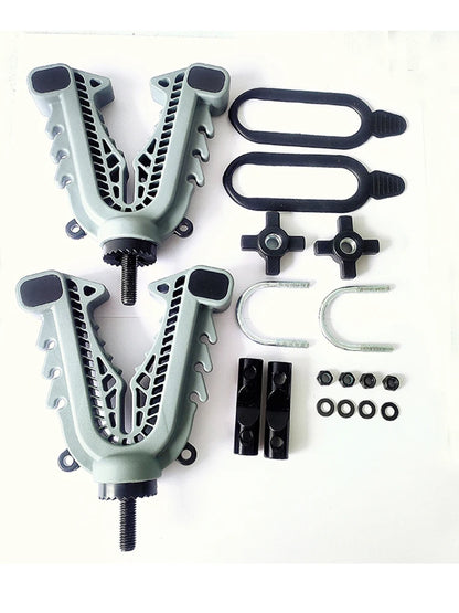 Rubber-Coated Gun Rack for UTV & SXS