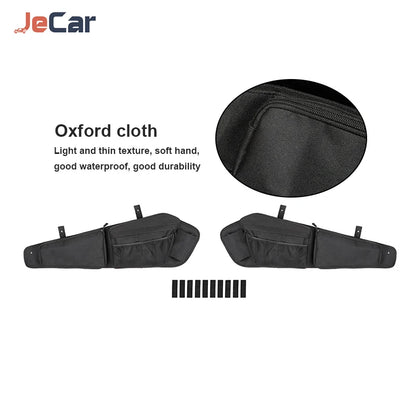 Inner Door Storage Bag Organizer Pockets for Polaris RZR Pro XP (2021–2026)