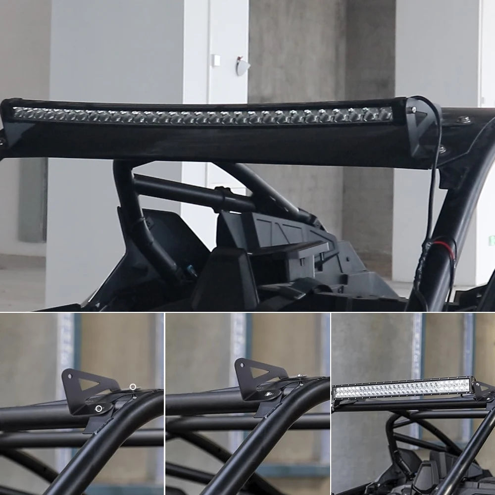 Roof Mount Bracket for 30–32 Inch LED Light Bar for Polaris RZR Pro R (2022–2023)