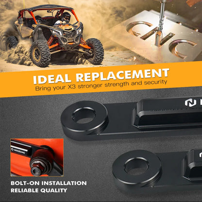 NICECNC Radius Rod Dog Bone Bracket Kit for Can-Am Maverick X3 (2017–2024)