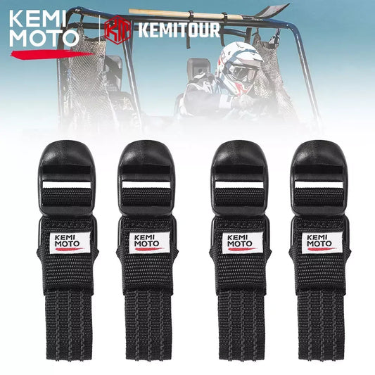 KEMIMOTO Shovel Holder Roll Bar Straps (4-Pack) for UTV & SXS