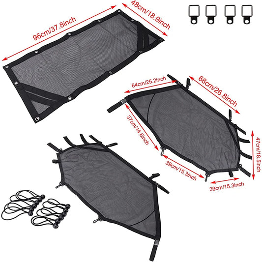 Window Net Set, Left, Right & Rear for Polaris RZR 570 & RZR 900