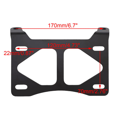 License Plate Holder Mount Bracket for Polaris RZR Pro XP & Kawasaki Teryx KRX 1000