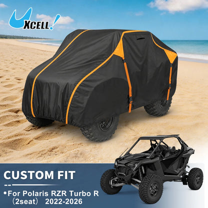 Waterproof 210D Oxford UTV Cover, 2-Seat for Polaris RZR Turbo R (2022–2026)