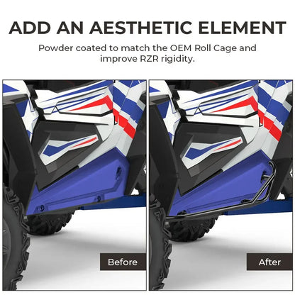 KEMIMOTO Nerf Bar Side Steps for Polaris RZR XP 1000, RZR XP Turbo & More