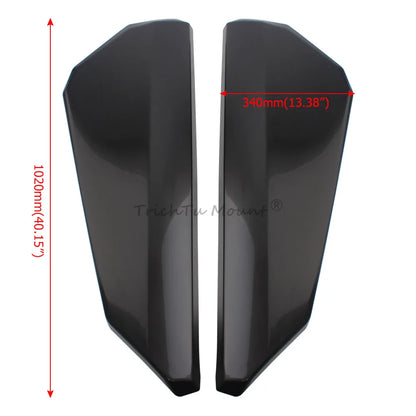Front Upper Door Panels Kit, 2-Door, Unpainted Black (Pair) for Can-Am Maverick X3 (2017–2024)