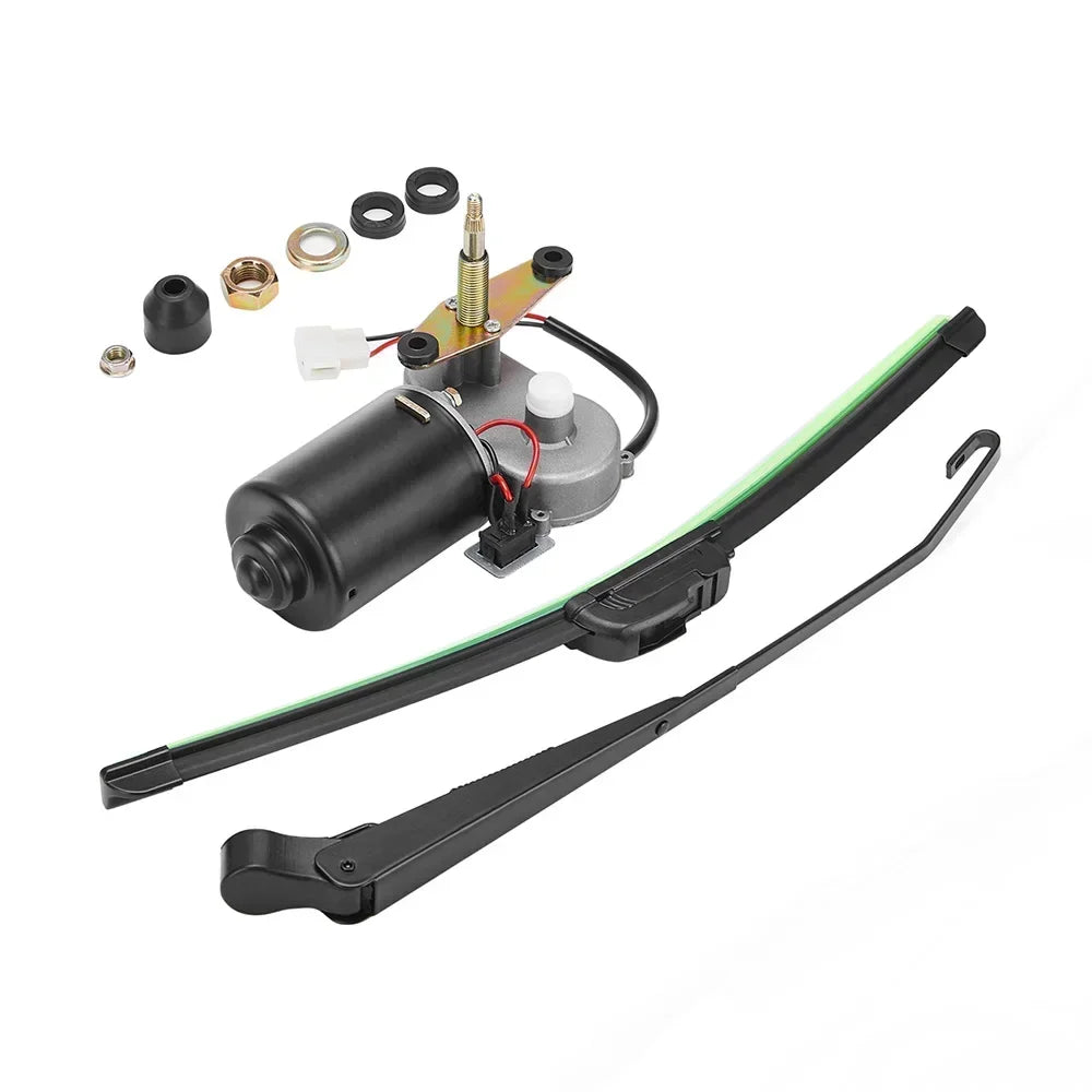 12V Electric Windshield Wiper with 16-Inch Blade for Polaris RZR 570, RZR 900 & More