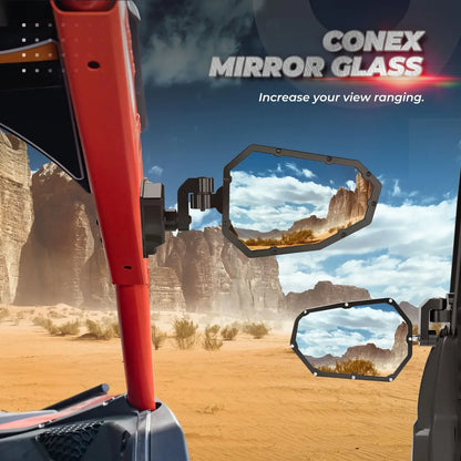 Aluminum Side Rear View Mirrors for Can-Am Maverick X3 (2017–2025)