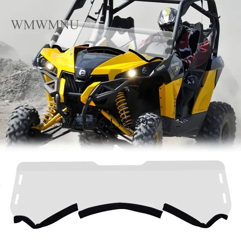 Front Vented Windshield, Custom Fit for Can-Am Maverick 1000R (2013–2018)