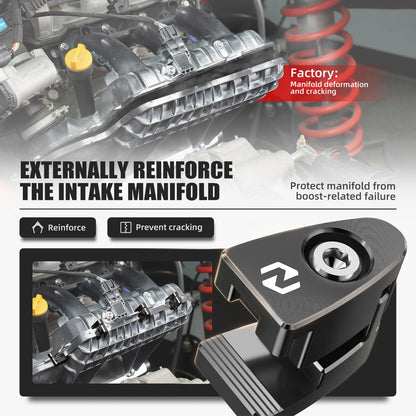 NICECNC Intake Manifold Reinforcement Brackets for Can-Am Maverick X3 (2017–2025)