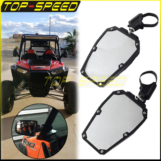 Adjustable Rearview Side Mirrors for Can-Am Maverick X3, Commander & Defender