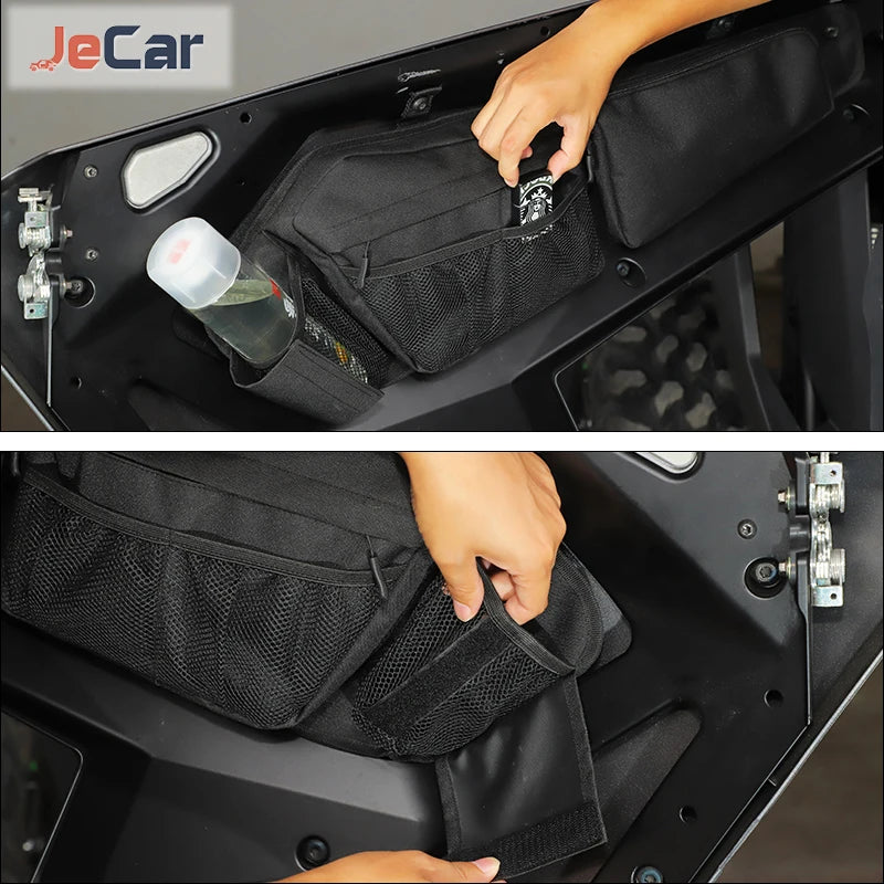 Inner Door Storage Bag Organizer Pockets for Polaris RZR Pro XP (2021–2026)