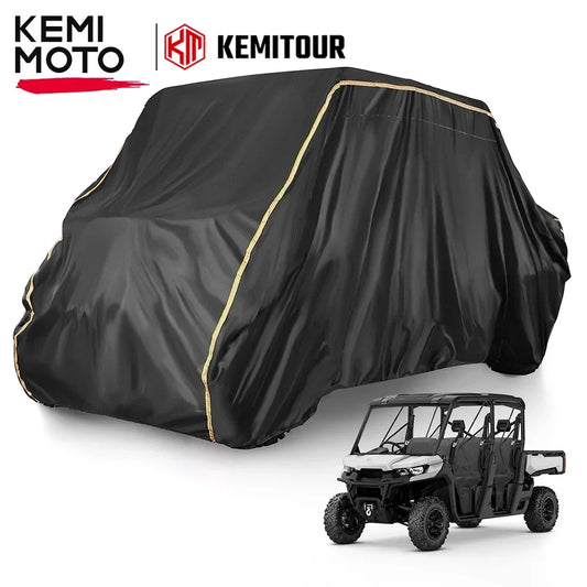 420D Waterproof 4-Seat UTV Cover for Polaris Ranger 570, Can-Am Defender & Arctic Cat Prowler Pro