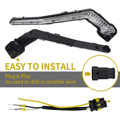 Front LED Signature Light Assembly with Flash Mode for Can-Am Maverick X3, Maverick Trail & Maverick Sport