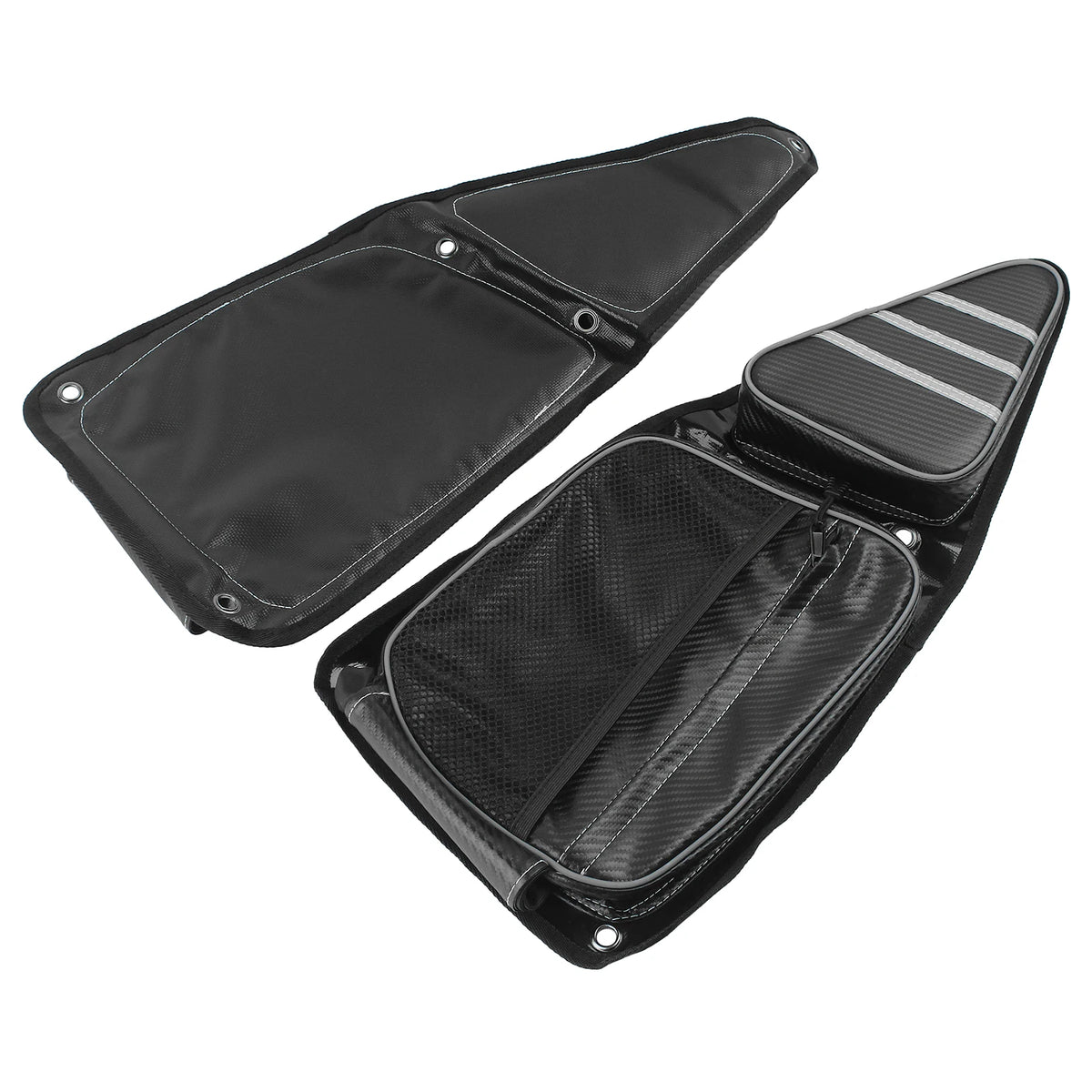 Front Door Storage Bags with Knee Pads, Left & Right for Polaris RZR XP 1000 & RZR 900
