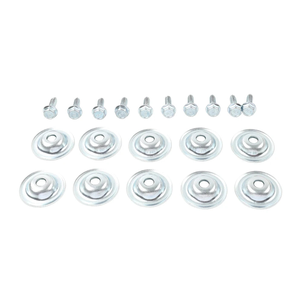 Stainless Steel Skid Plate Washer Bolts (10-Pack) for Polaris RZR 570, RZR 900 & More