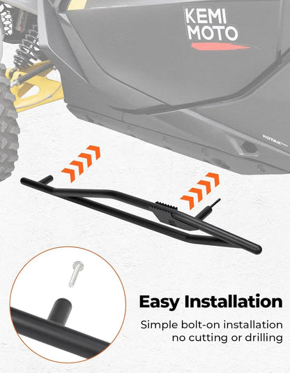 Nerf Bars Rock Sliders with Side Steps for Can-Am Maverick R (2024–2025)