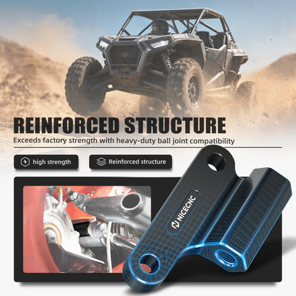 NICECNC Heim Joint Tie Rod Flag Steering Stabilizer for Can-Am Maverick X3 (2017–2021)