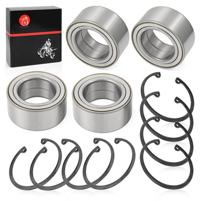 Front & Rear Wheel Bearings with Ring Clips, 44x72x33mm for Polaris RZR 900, RZR XP 1000 & RZR XP Turbo