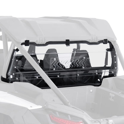KEMIMOTO Sliding Vented Clear Rear Windshield for Polaris RZR XP 1000 (2024–2026)