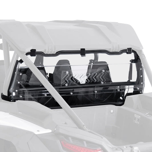 KEMIMOTO Sliding Vented Clear Rear Windshield for Polaris RZR XP 1000 (2024–2026)