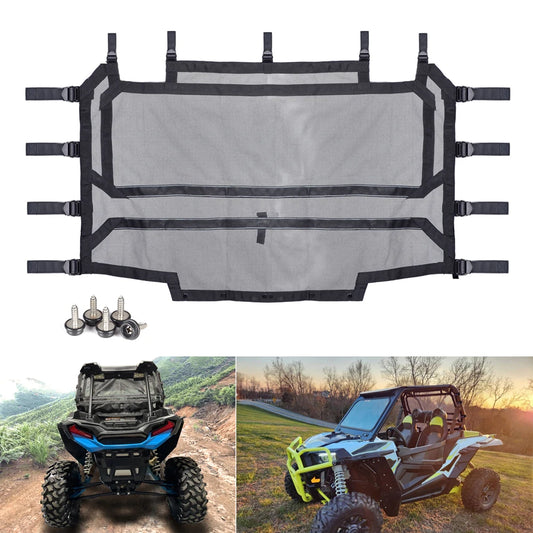 Rear Window Airflow Mesh Sun Shade for Polaris RZR XP 1000 & RZR XP Turbo