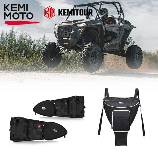 1680D Side Storage Bags with Removable Knee Pads for Polaris RZR XP 1000, RZR XP Turbo & RZR 900