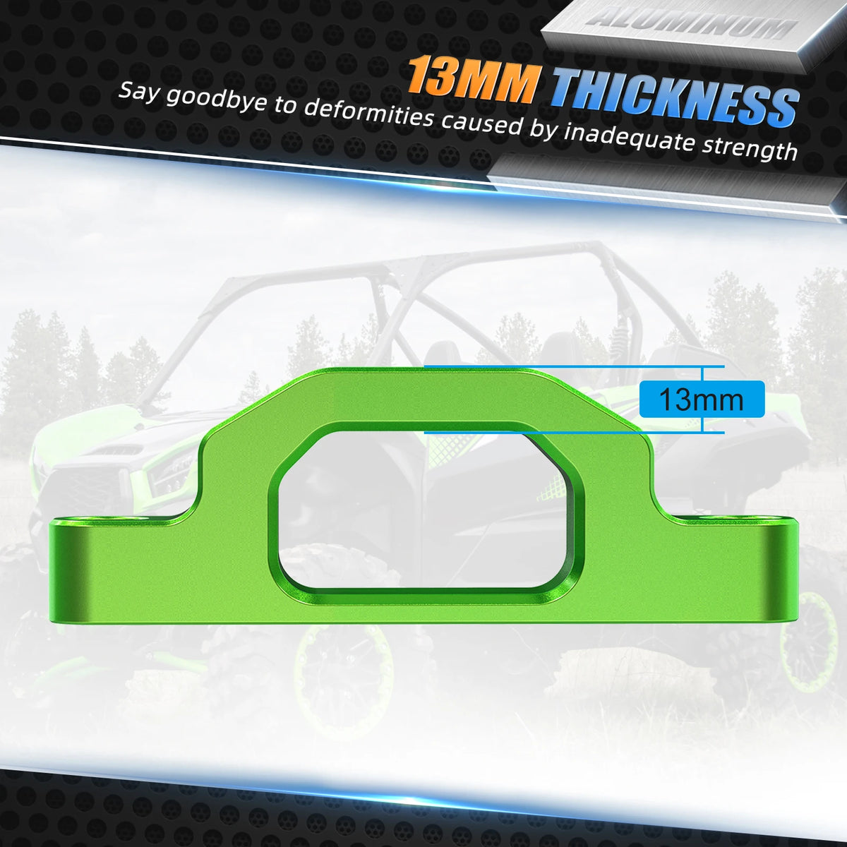 Front and Rear Tow Hook for Kawasaki Teryx KRX 1000 (2020–2023)