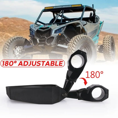 Bar-End Side Rearview Mirror, 1.75-Inch for UTV & SXS