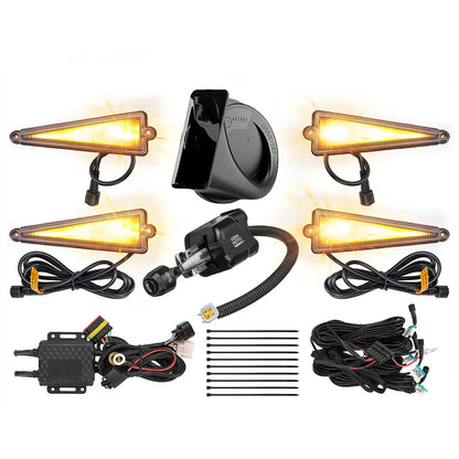 Triangle Turn Signal Kit with Column Switch for UTV & SXS