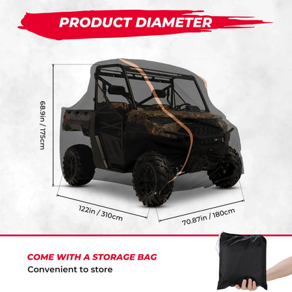 KEMIMOTO Utility Vehicle Storage Cover for Polaris RZR XP 1000 & RZR XP Turbo