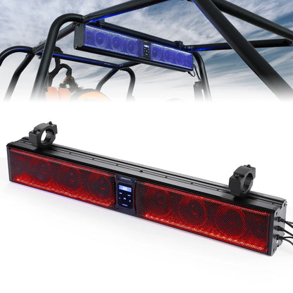 Bluetooth Sound Bar for 1.75–2.25 Inch Roll Bar for UTV & SXS