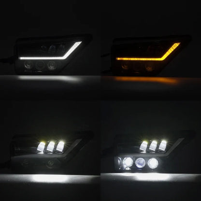 LED Headlights with Amber Chase Turn Signals for Kawasaki Teryx KRX 1000 (2020–2025)