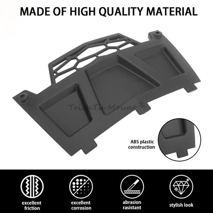 ABS Front Winch Cover Protective Shield for Polaris RZR XP 1000, RZR XP Turbo & More