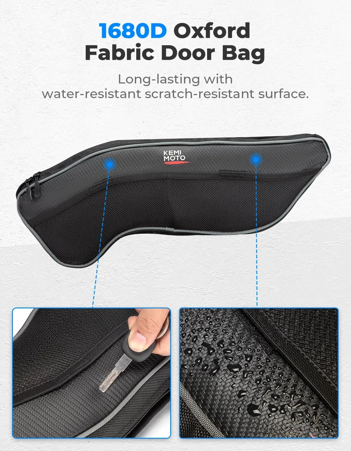Front Upper Door Storage Bags (Pair) for Polaris General (2016–2026)