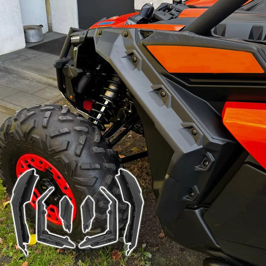 Front & Rear Extended Fender Flares for Can-Am Maverick X3 (2017–2026)