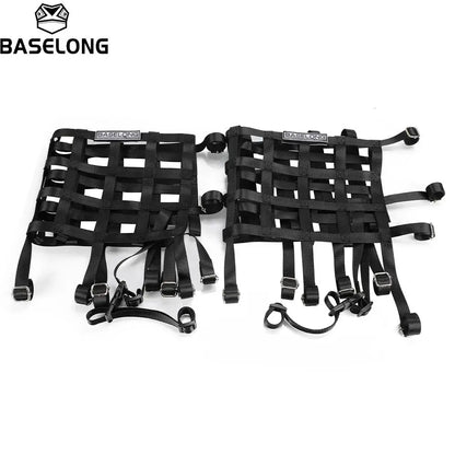 Side Mesh Window Nets with Grab Handle Mounts for Can-Am Maverick X3 (2017–2023)