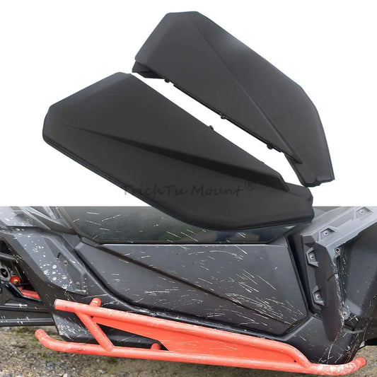 Lower Door Panel Insert Kit with Metal Frame, Matte Black for Can-Am Maverick X3 (2017–2024)