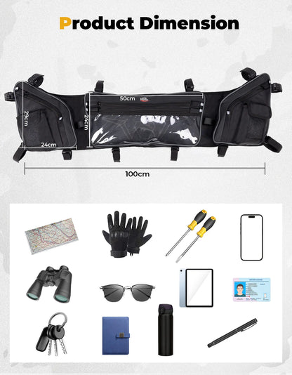 1680D Overhead Roof Storage Bag, Anti-Sag for Polaris RZR XP 1000 (2024–2026)