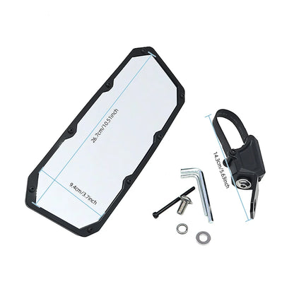 Universal Center Rearview Mirror, 1.75–2-Inch for UTV & SXS