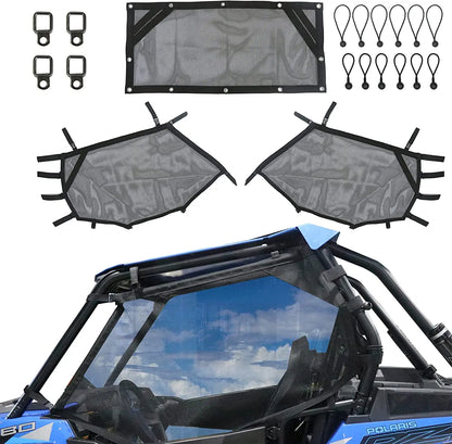 Soft Mesh Window Nets, 2-Door for Polaris RZR 570, RZR 900 & More