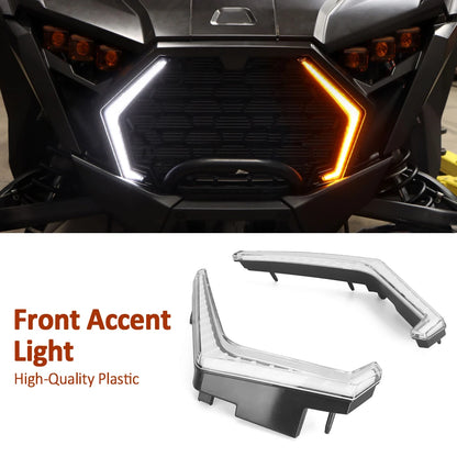 Front LED Signature Lights with RGB Turn Signals for Polaris RZR Pro XP & RZR Pro R