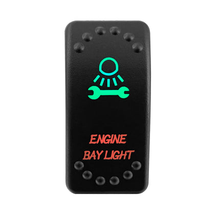 4x4/2x4 Rocker Switch, Red & Green LED for UTV & SXS