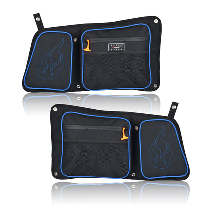 Rear Door Storage Bags with Knee Pads, 4-Door for Polaris RZR 900 & RZR XP 1000