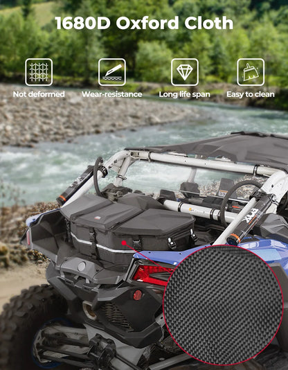 13-Gallon Rear Rack Cargo Storage Bag for Can-Am Maverick X3 (2017–2026)
