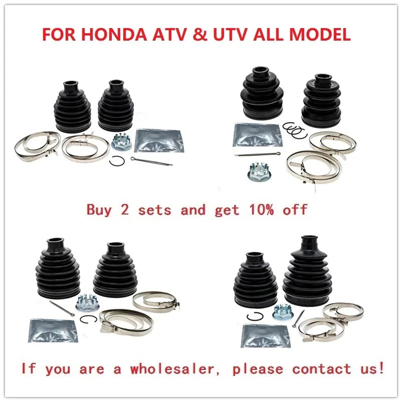 CV Axle Boot Replacement Kit for Honda Talon, Pioneer 500 & More