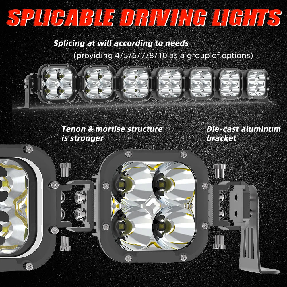 Linkable Modular LED Roof Light Bar for UTV & SXS